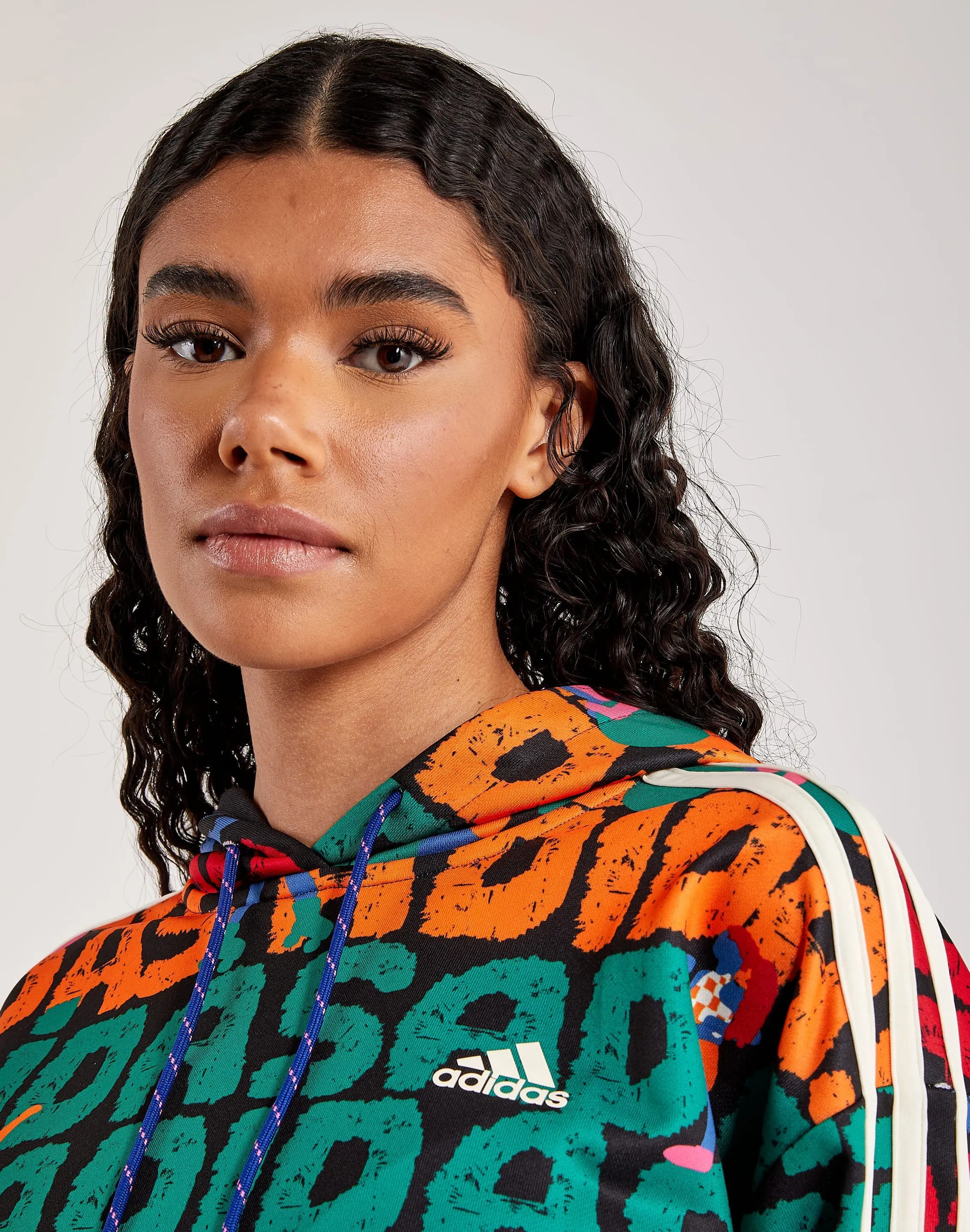 Adidas Farm Rio 3-Stripes Hoodie