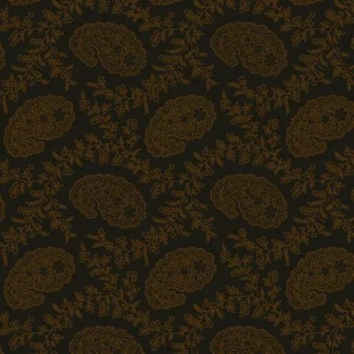 Blank Quilting Paisley Brown Cotton Prints