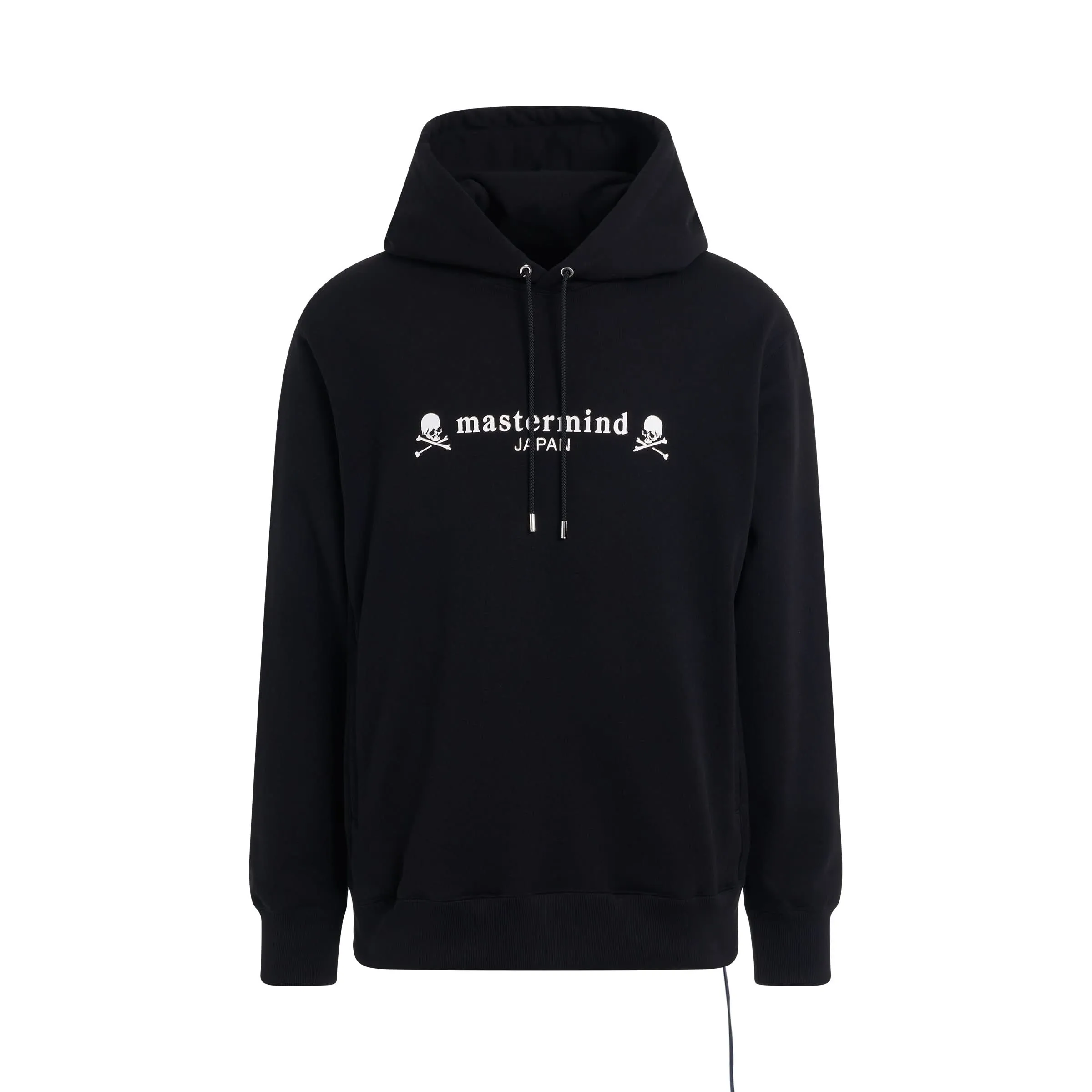 Classic Logo and Skull Hoodie in Black