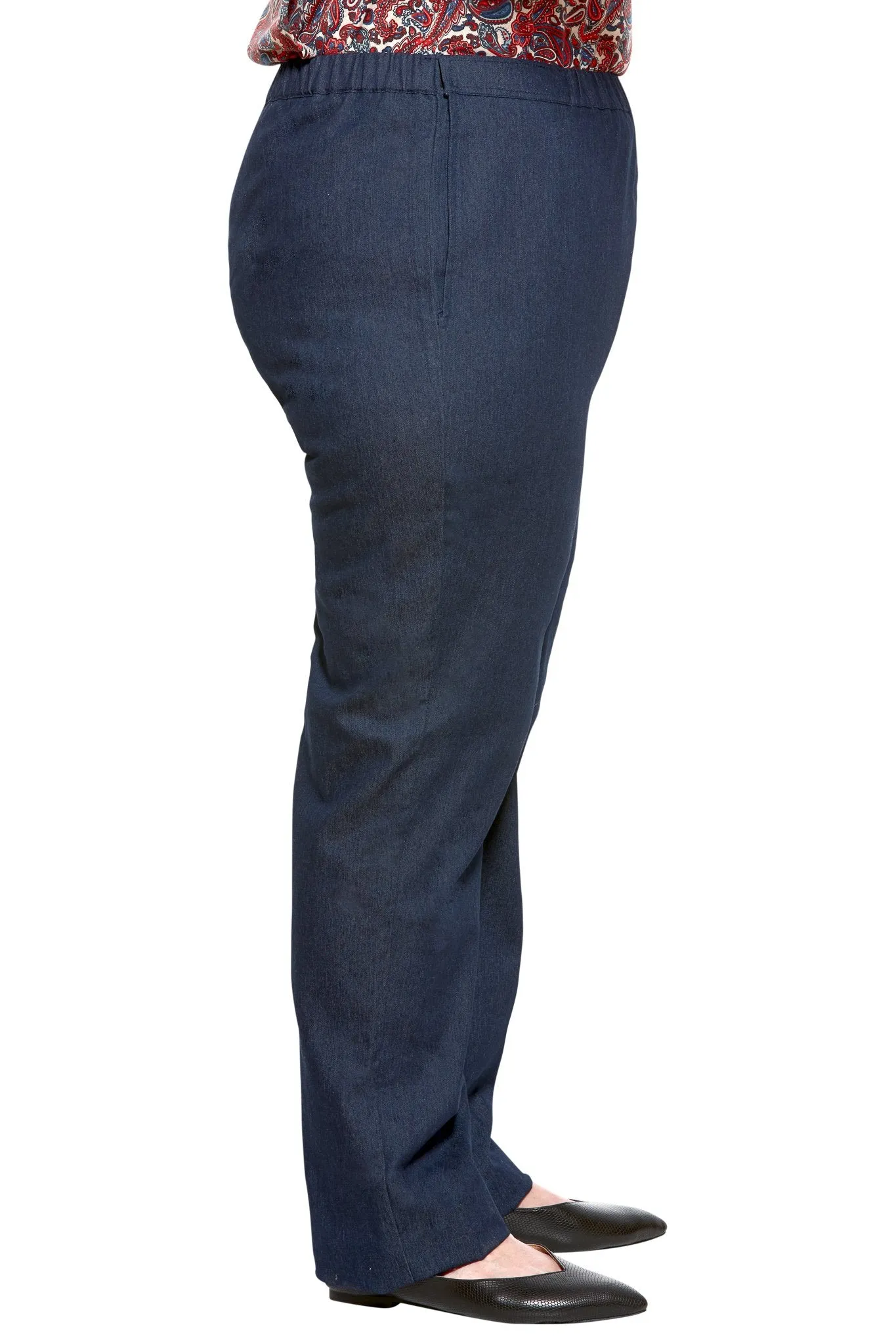 Denim Pants for Women - Blue | Arie | Adaptive Clothing by Ovidis