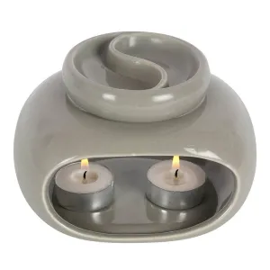 Double Oil Burner and Wax Warmer - Customisable Home Fragrance with Bespoke Scents