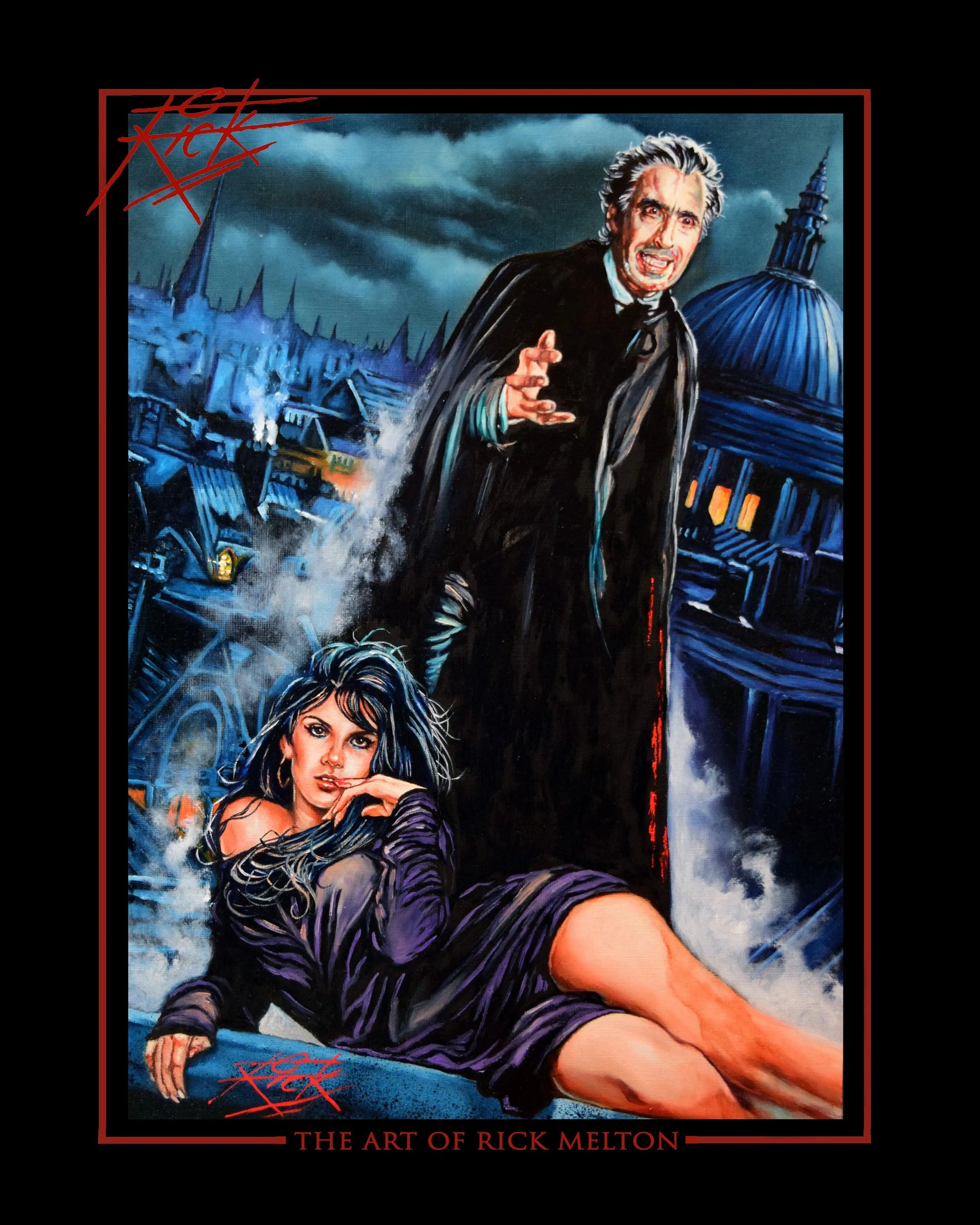 Dracula and Munroe - Movie Art by Rick Melton - T-Shirt