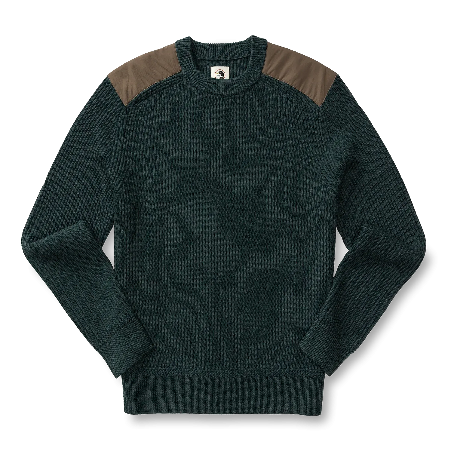 Duck Head Patton Merino Crewneck Sporting Sweater - Legion Blue Heather