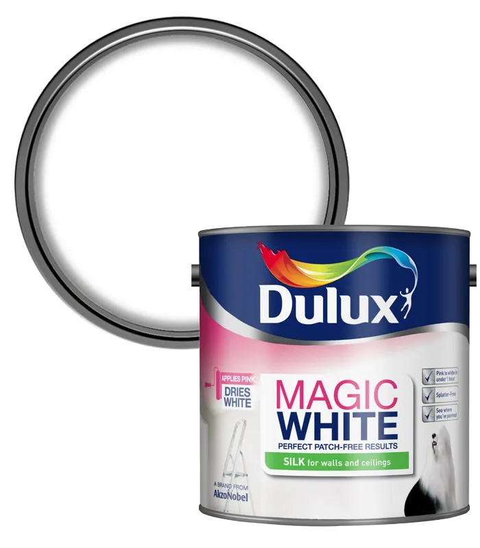 Dulux Magic White Silk Emulsion Paint