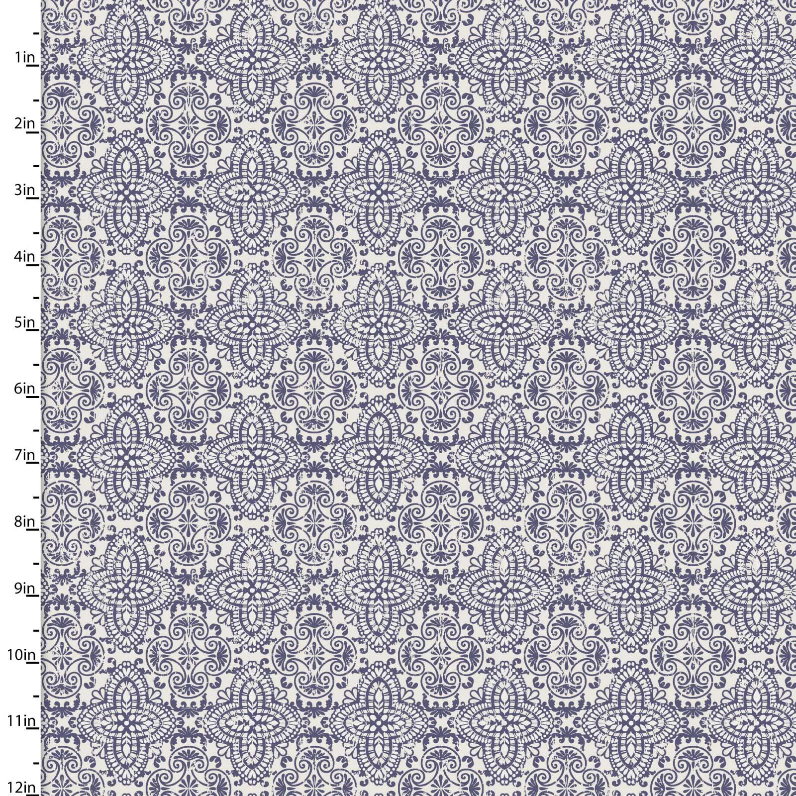 Fabric Editions Quentin Floral on Cream Cotton Prints