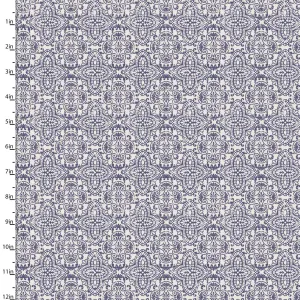 Fabric Editions Quentin Floral on Cream Cotton Prints