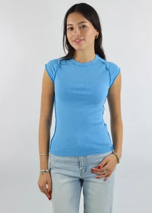 Free People Ever Had Tee ★ Blue
