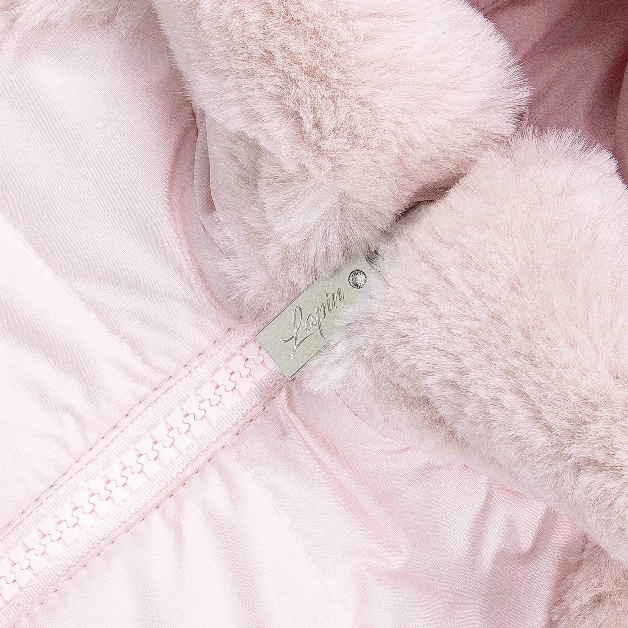 Girls Pink Doll Coat