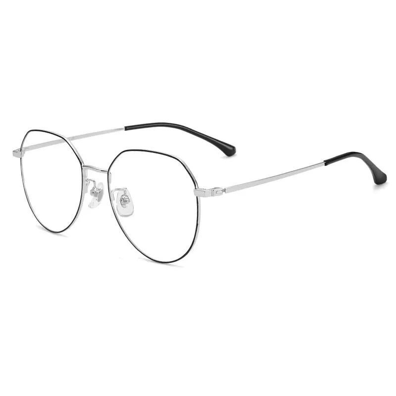 Handoer Unisex Full Rim Oval Round Titanium Eyeglasses 89180