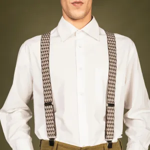 Hugo Elastic Vegan Braces/Suspenders Adjustable With Clip Fastenings