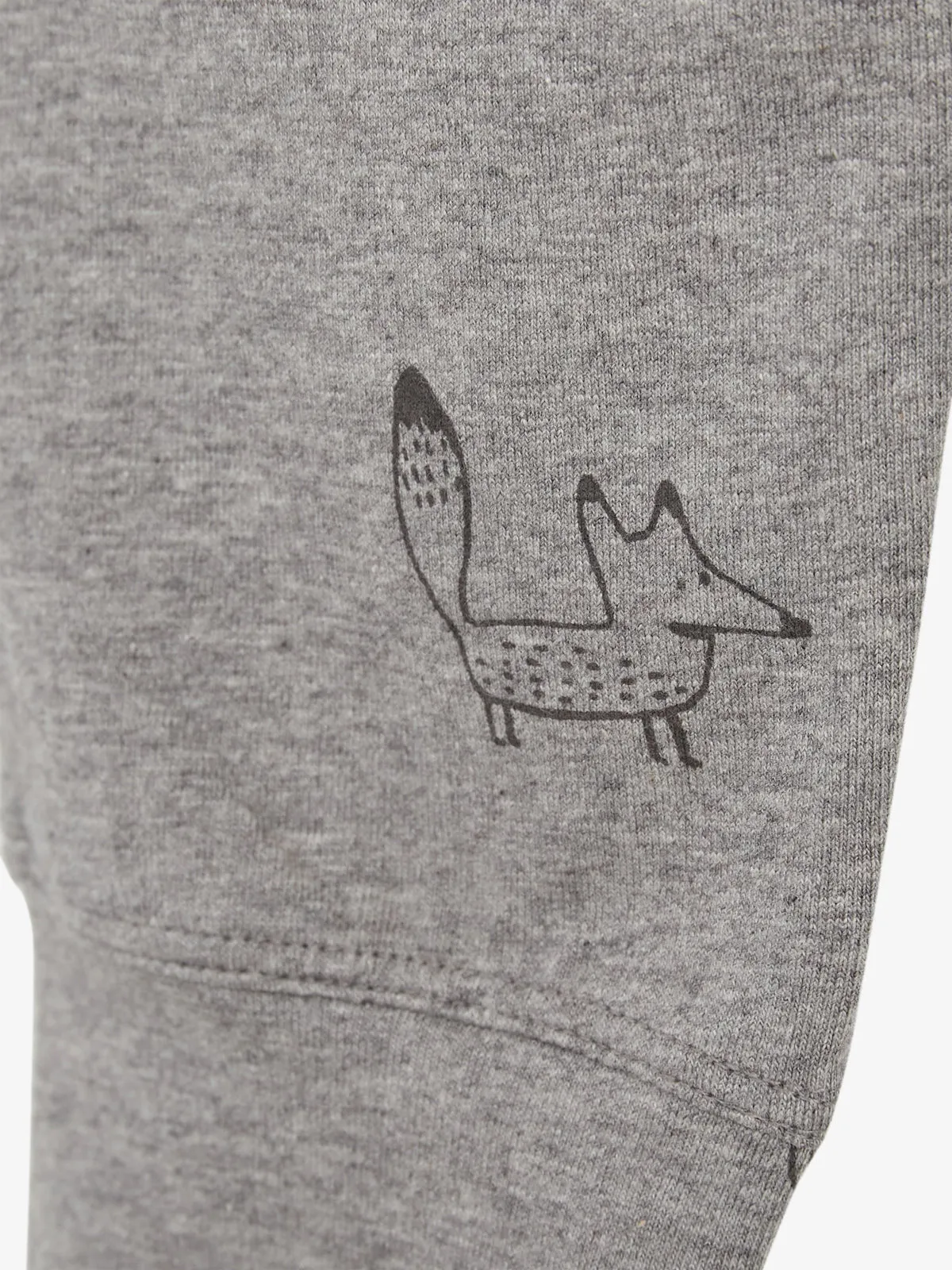Jersey Trousers - Little - Grey Melange Fox