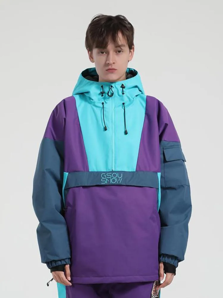Men's Gsou Snow Unisex Reflective Freestyle Mountain Discover Snow Jacket