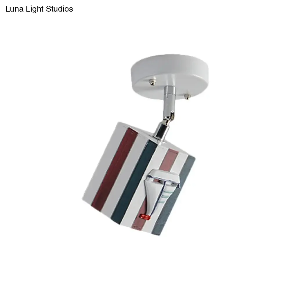 Modern 1-Light Resin Starfish Ceiling Light Decoration