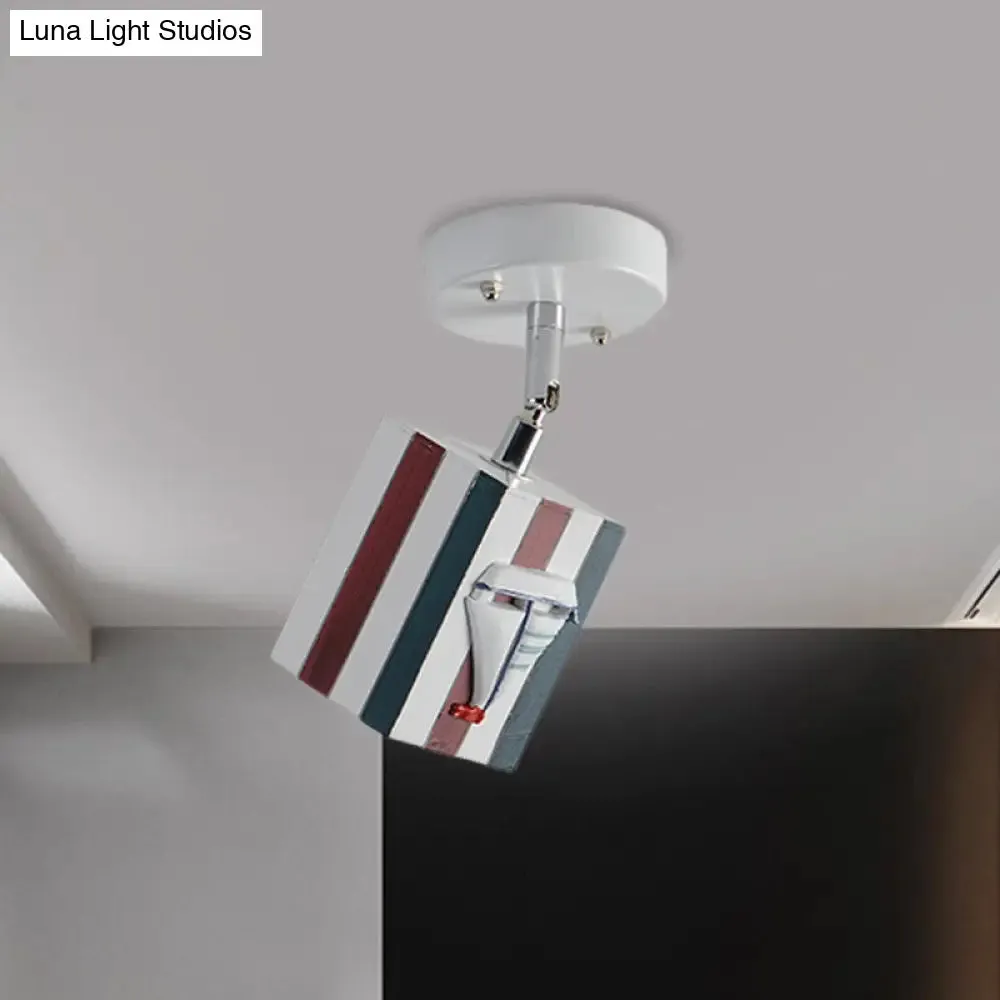 Modern 1-Light Resin Starfish Ceiling Light Decoration