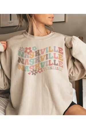 NASHVILLE TENNESSEE GRAPHIC SWEATSHIRT