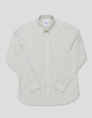 NAVY MULTI TATTERSALL SPORT SHIRT