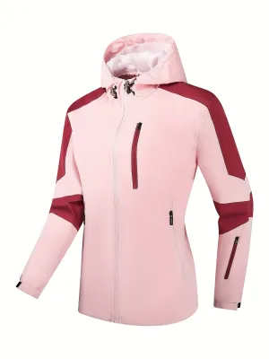Nina | Sporty women's outdoor jacket with hood and zipper pockets