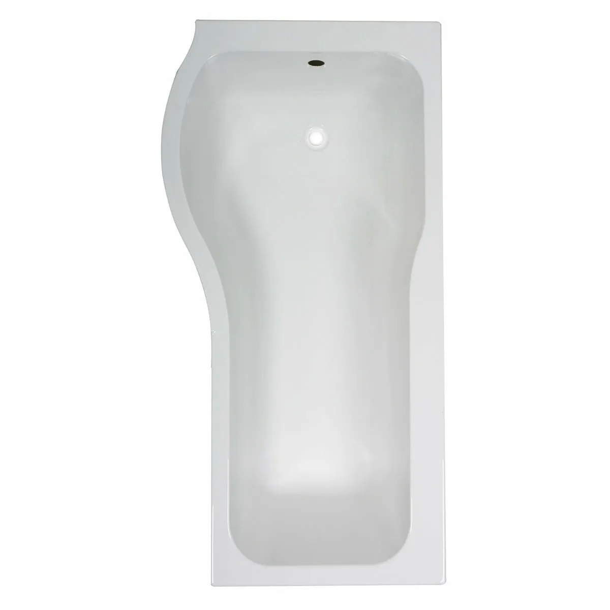 P-Shaped Shower Bath - Left Handed Frontline Luxury