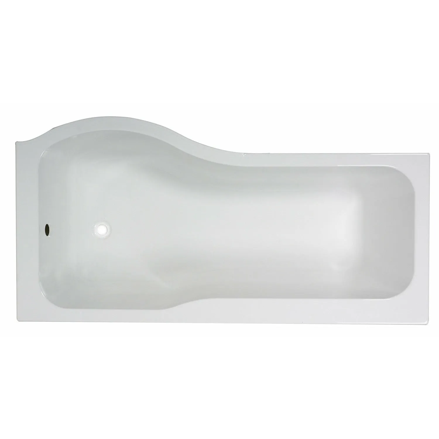 P-Shaped Shower Bath - Right Handed Frontline Luxury