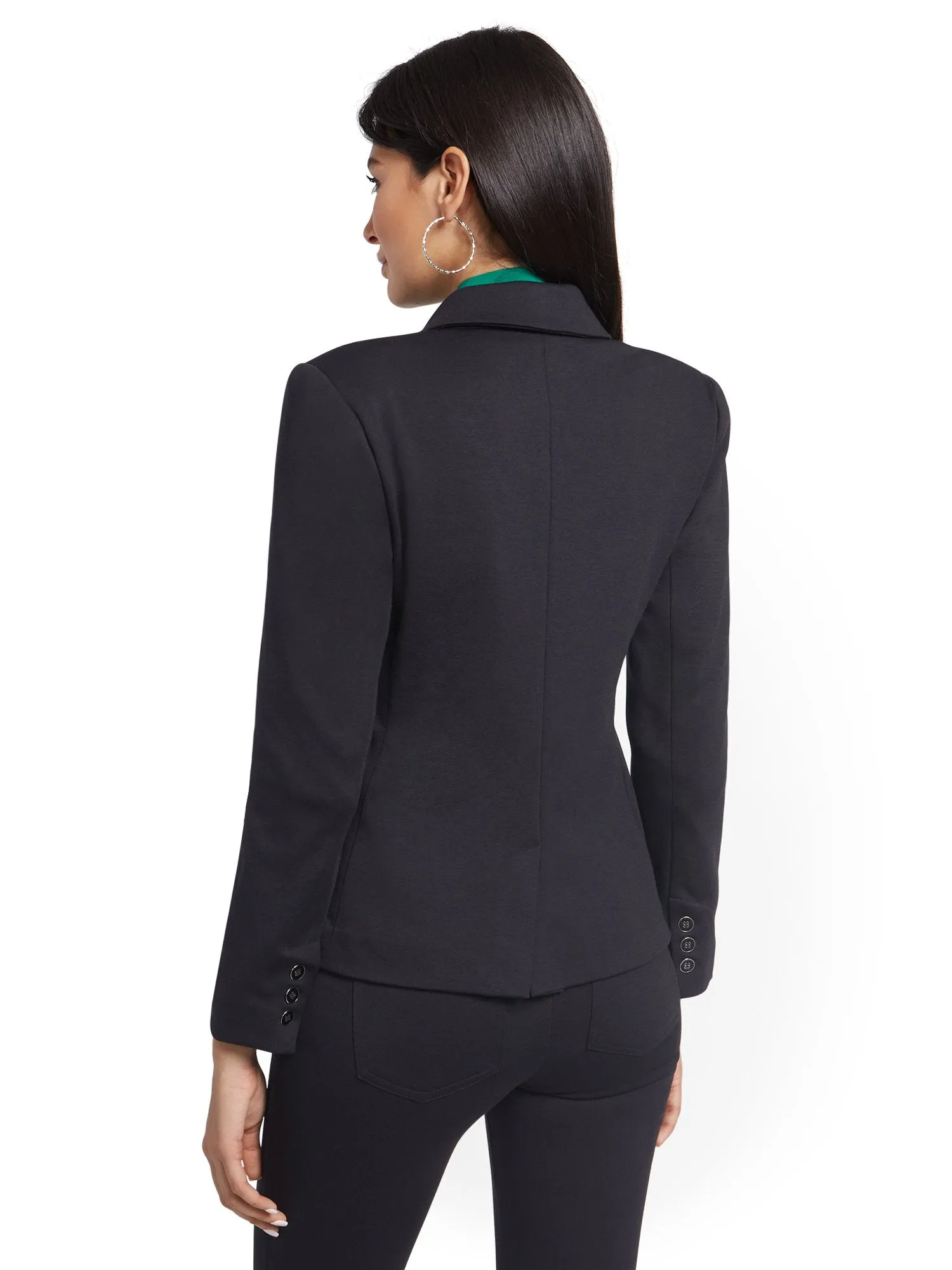 Petite One-Button Jacket - Superflex