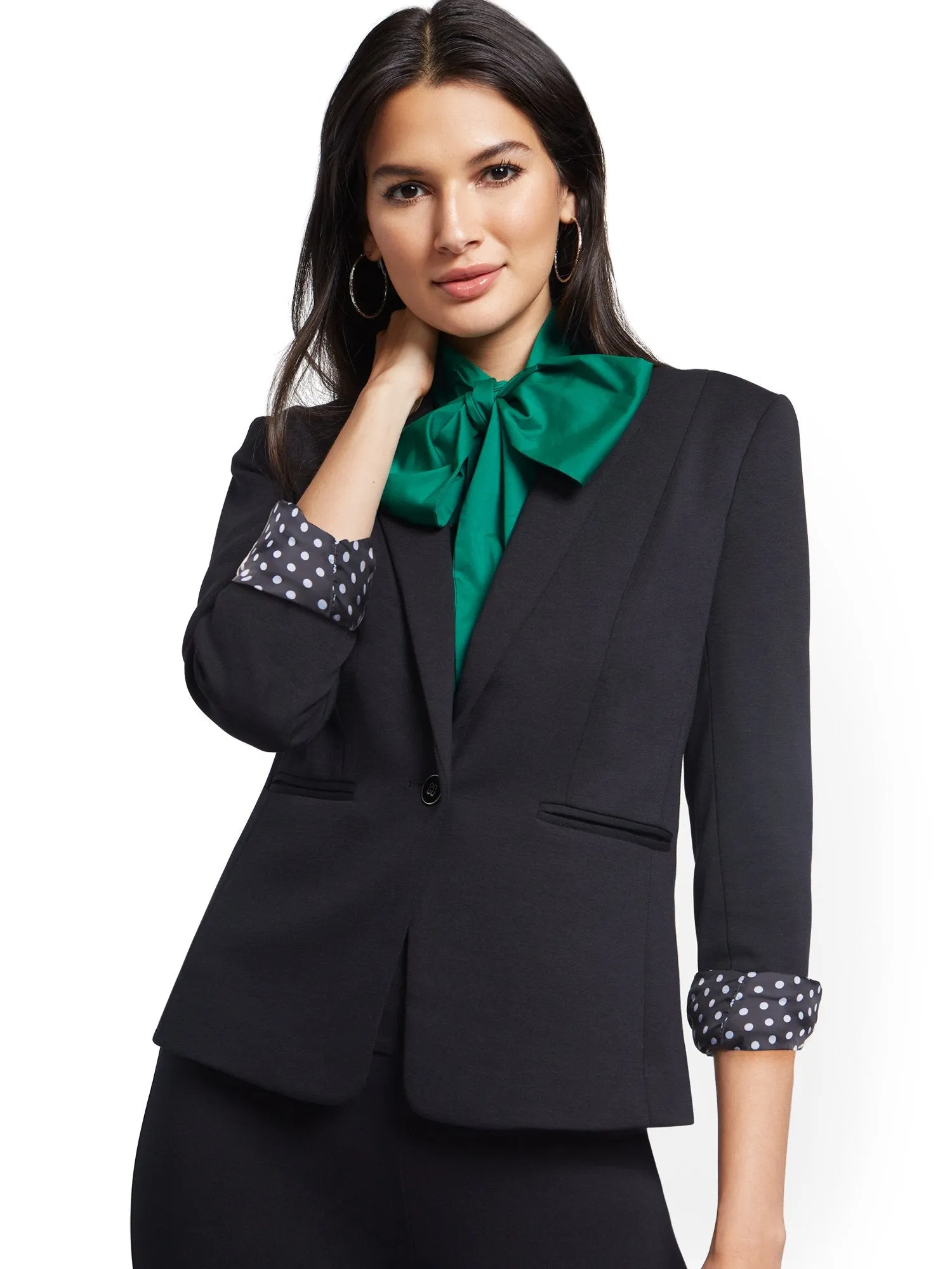 Petite One-Button Jacket - Superflex