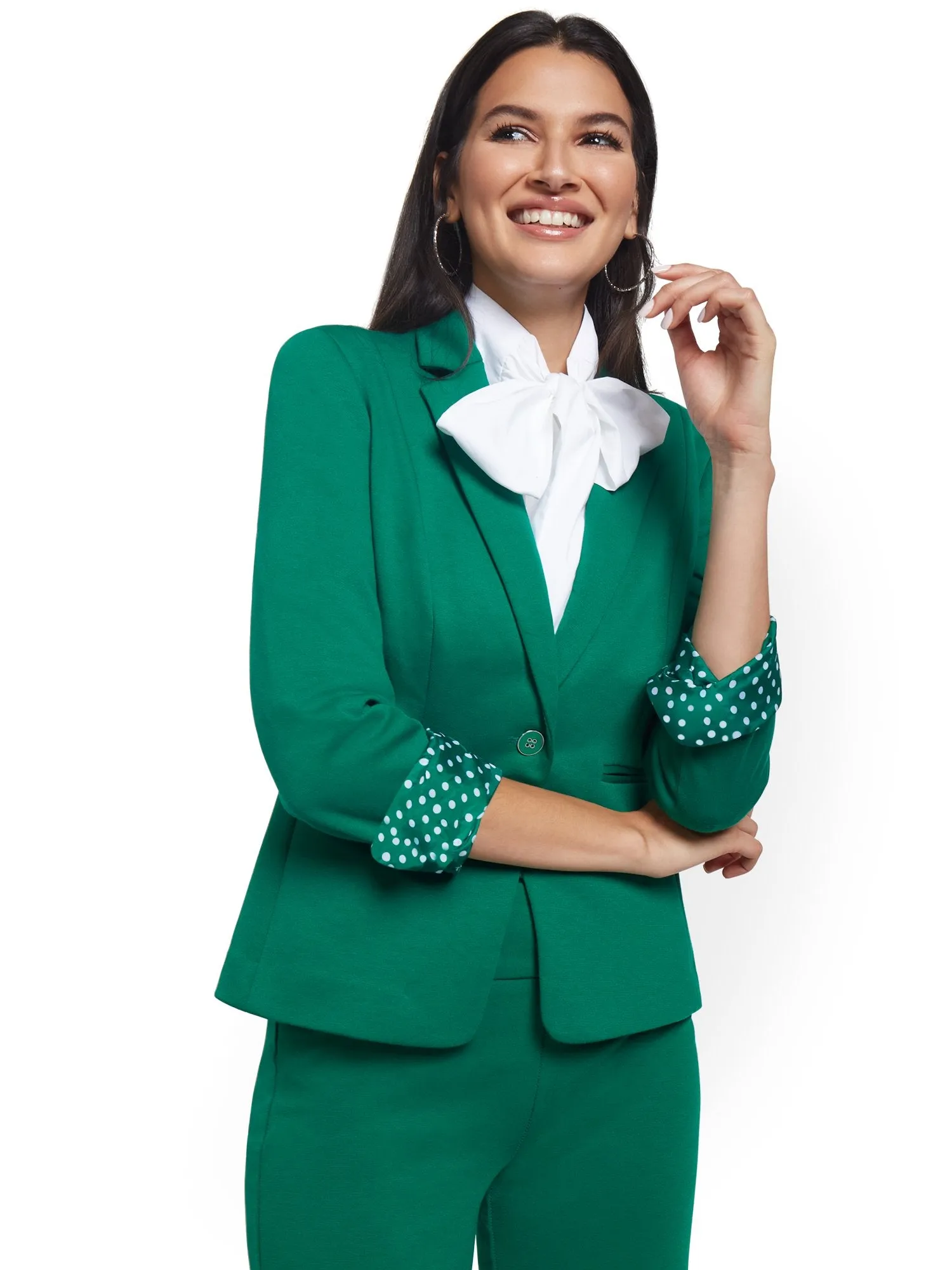 Petite One-Button Jacket - Superflex