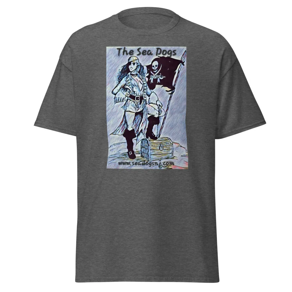 Pirate Girl - Blue - Classic T-Shirt