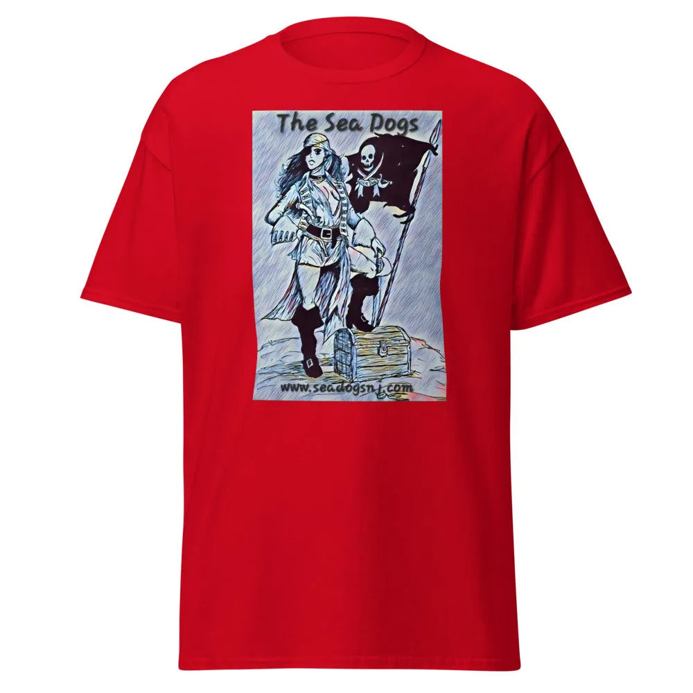 Pirate Girl - Blue - Classic T-Shirt