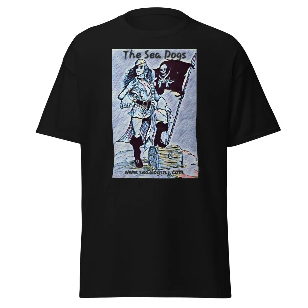 Pirate Girl - Blue - Classic T-Shirt