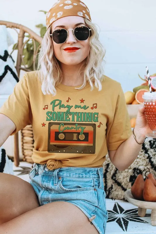 PLAY ME SOMETHING COUNTRY GRAPHIC TEE