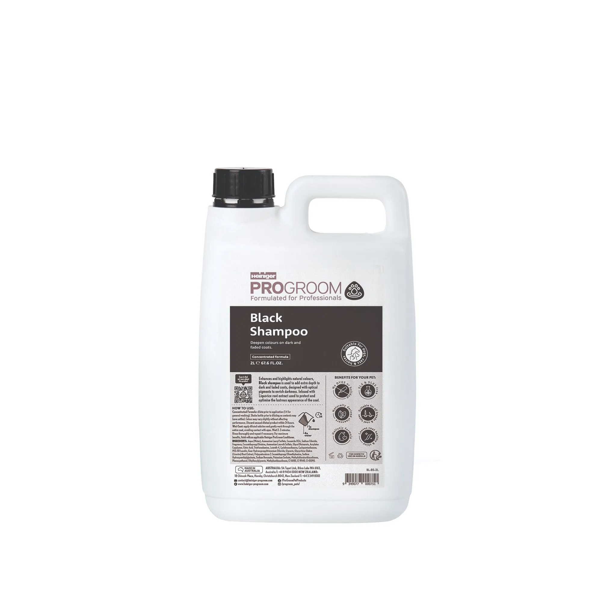 Progroom Black Shampoo