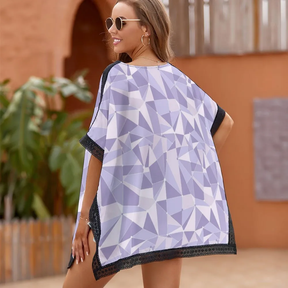 Purple Wall Women's Swimsuit Cover Up