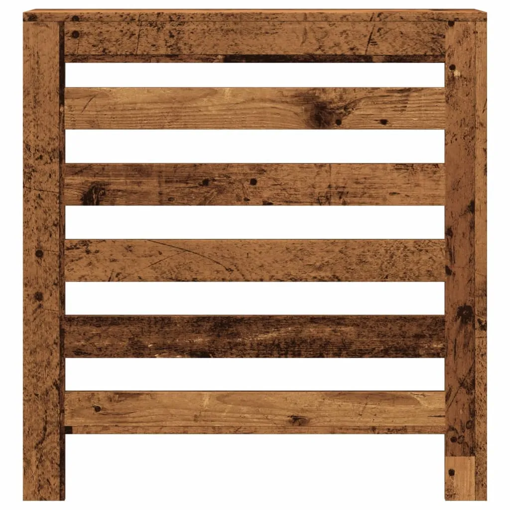 Radiator Cover Old Wood 78x20x82 cm Engineered Wood