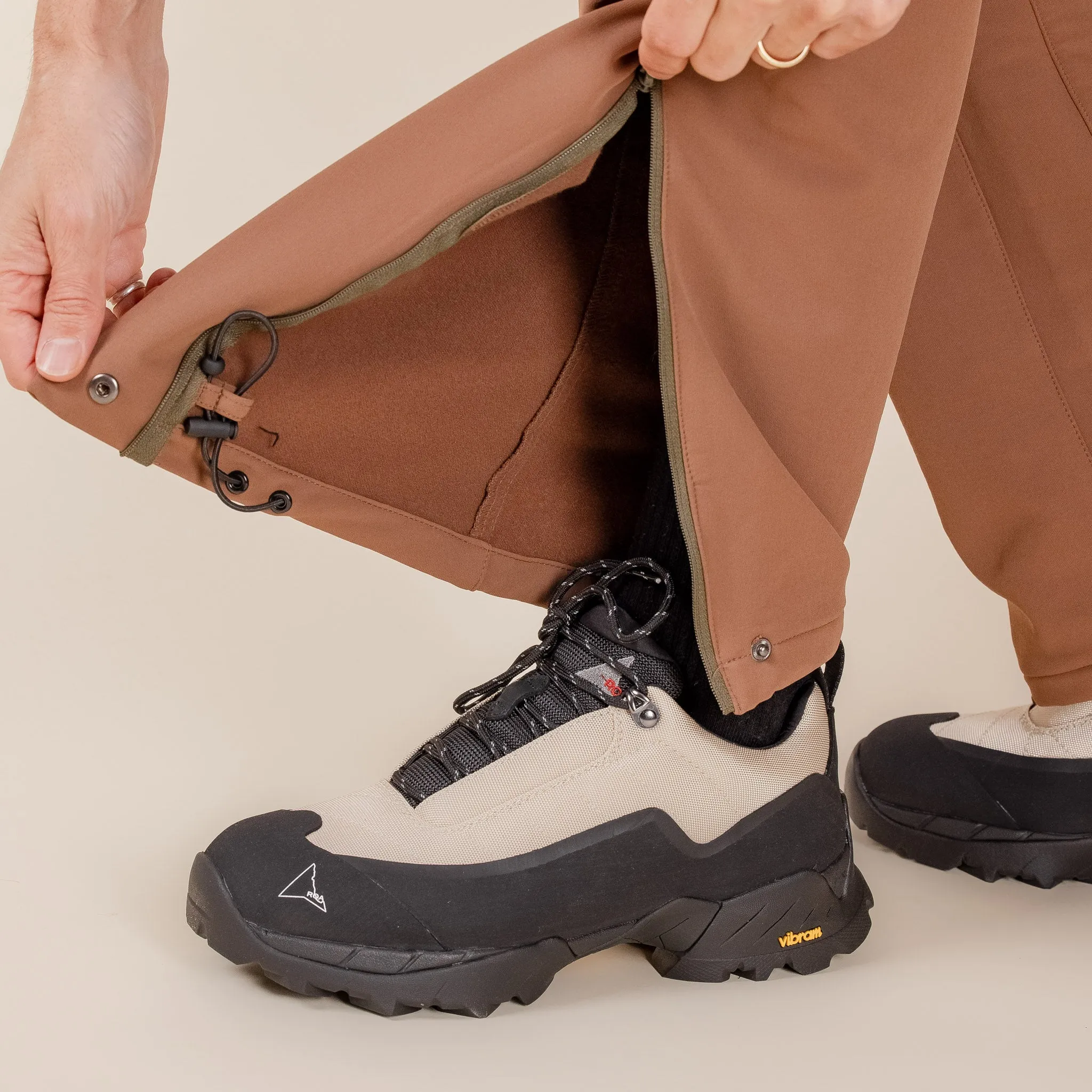 Roa Hiking - Technical Soft Shell Trousers - Brown