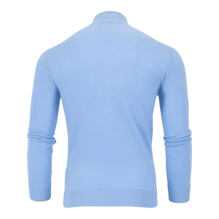 Sebonack Quarter-Zip in Delphinium by Greyson
