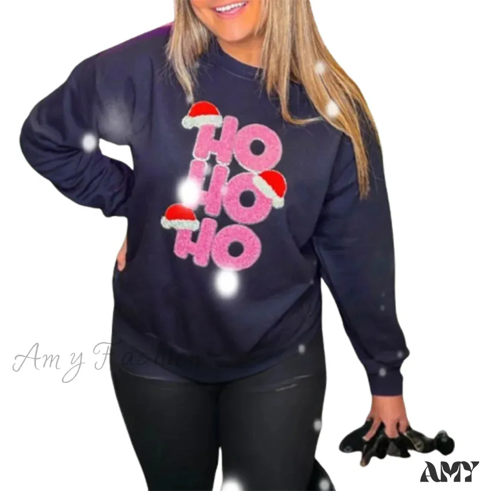 Snowflake Embroidered Christmas Hoodie