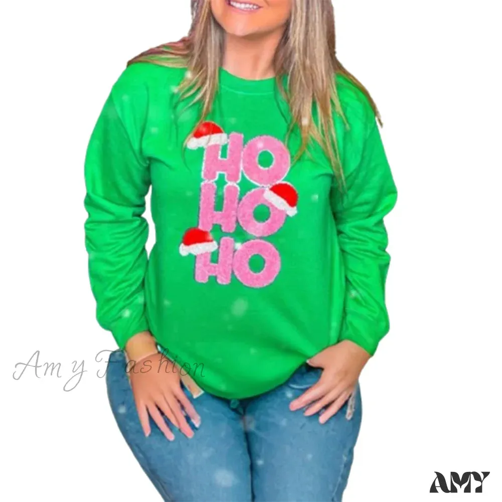 Snowflake Embroidered Christmas Hoodie