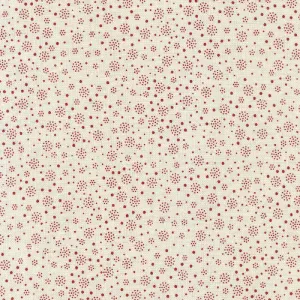 Stof Fabrics Quilters Basic Harmony Pink Flower Dots on Cream Cotton Prints