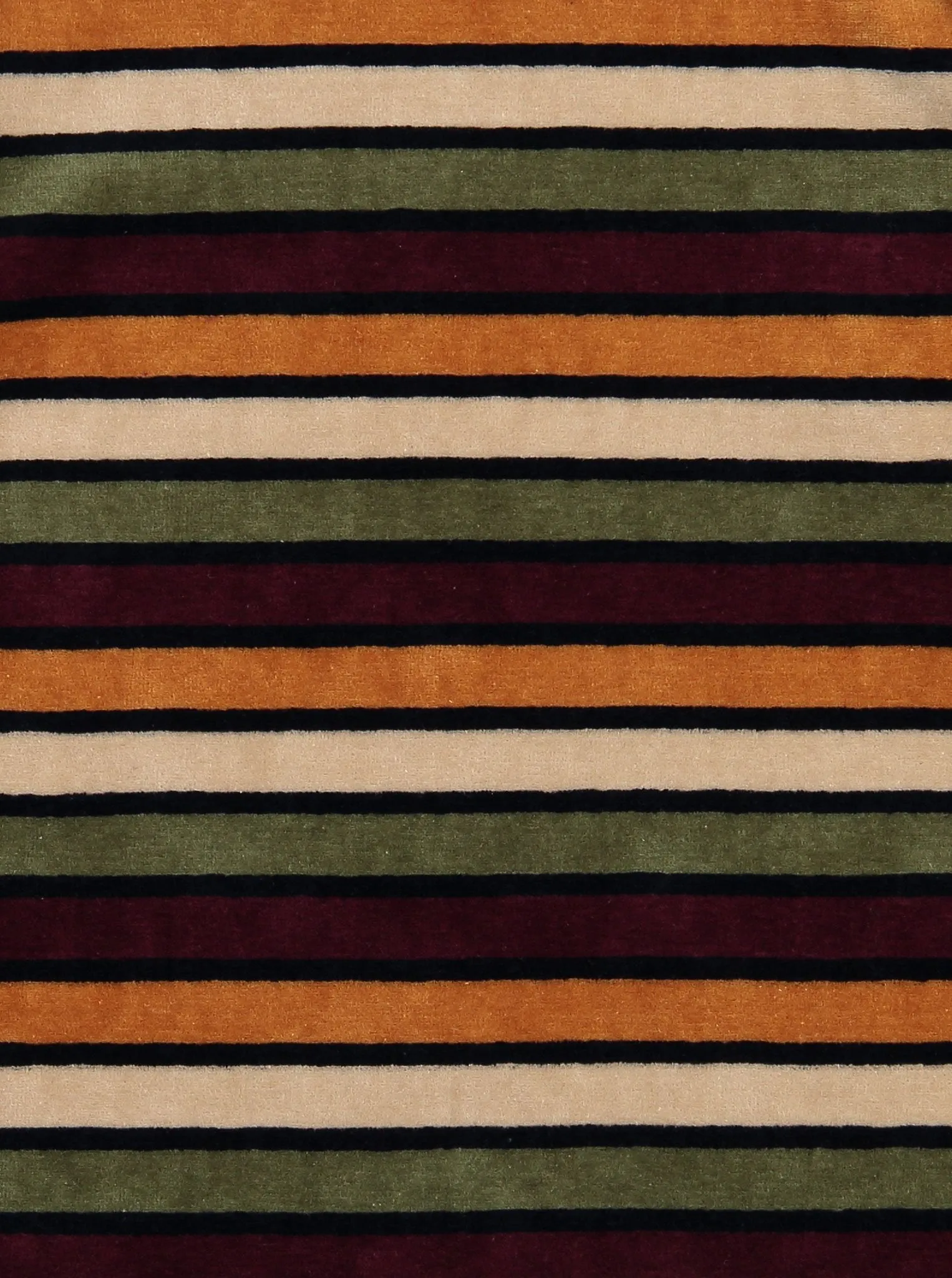 Striped Velour Kids Trousers