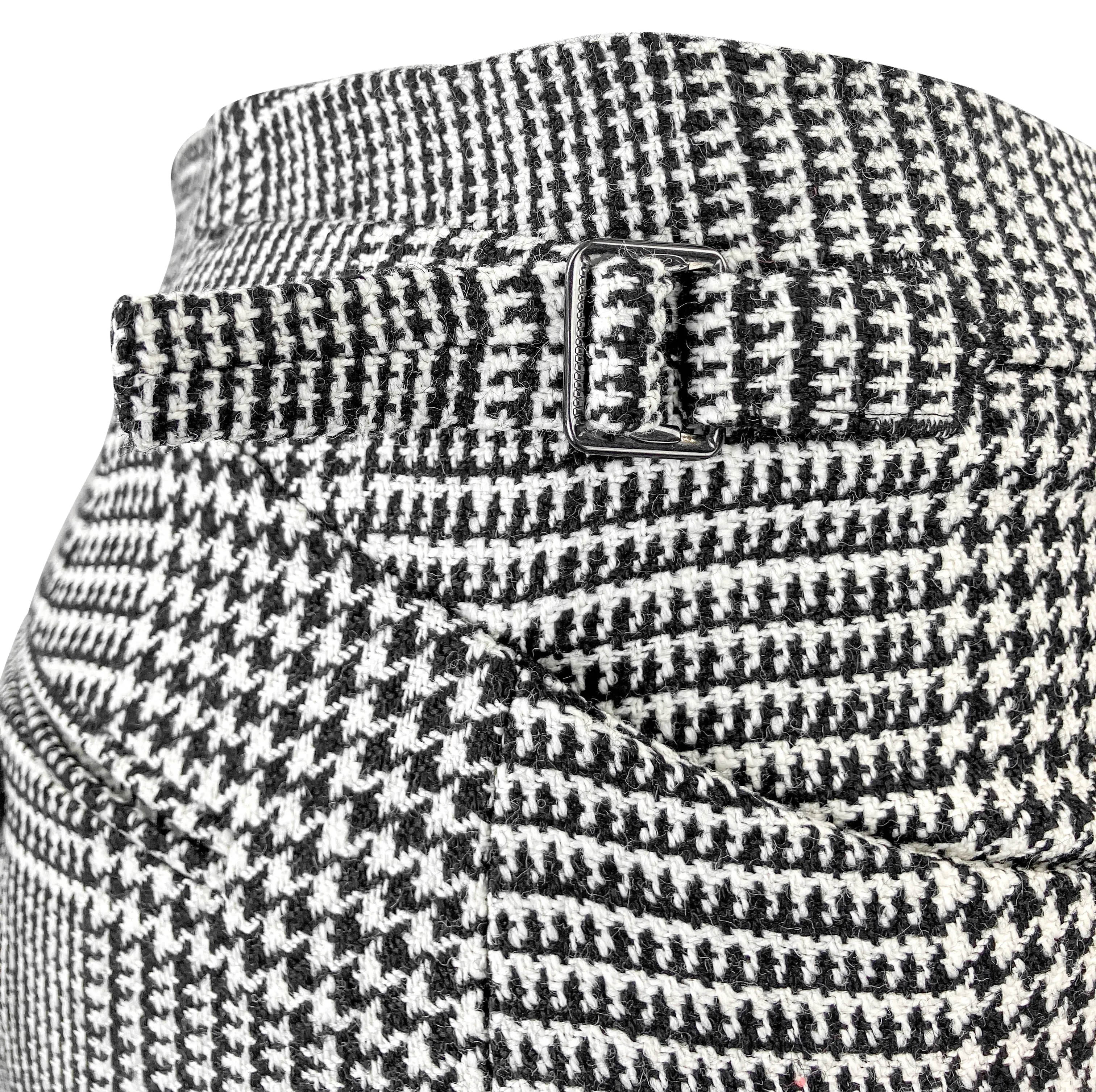 Tom Ford Houndstooth Trousers in Black/White