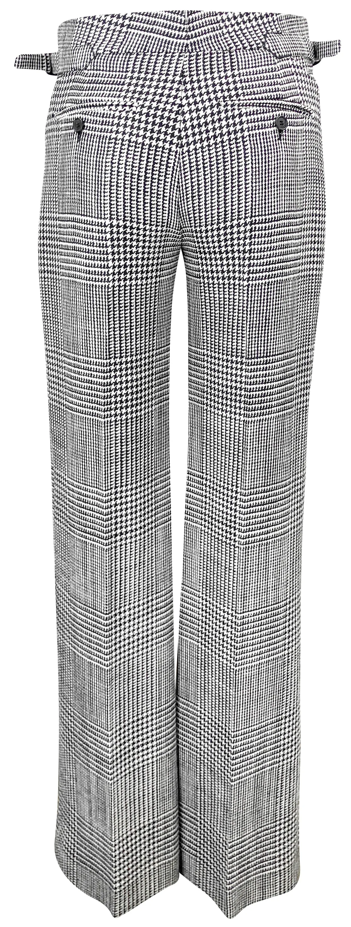 Tom Ford Houndstooth Trousers in Black/White
