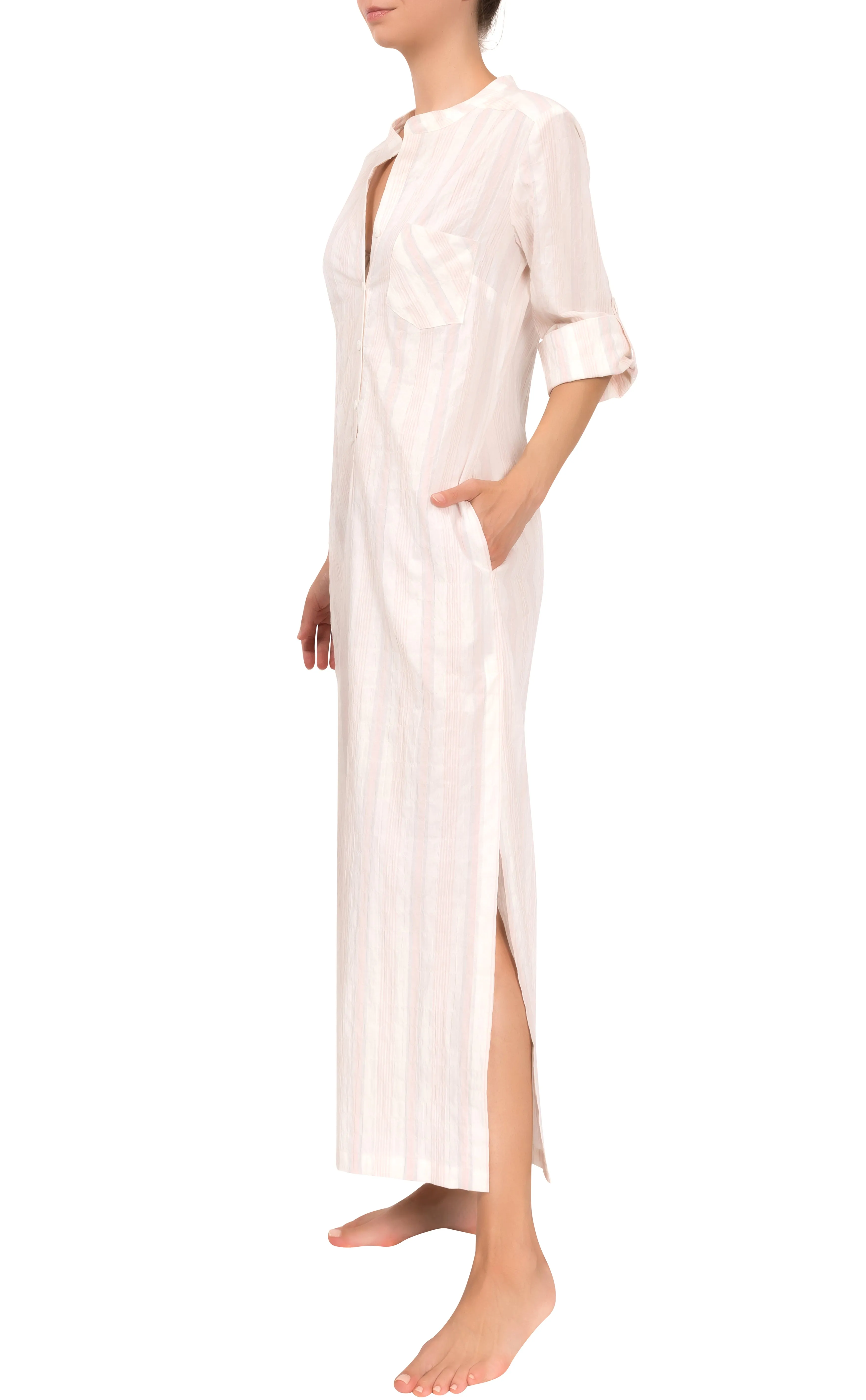 Tracey Caftan - French Crinkle Cotton