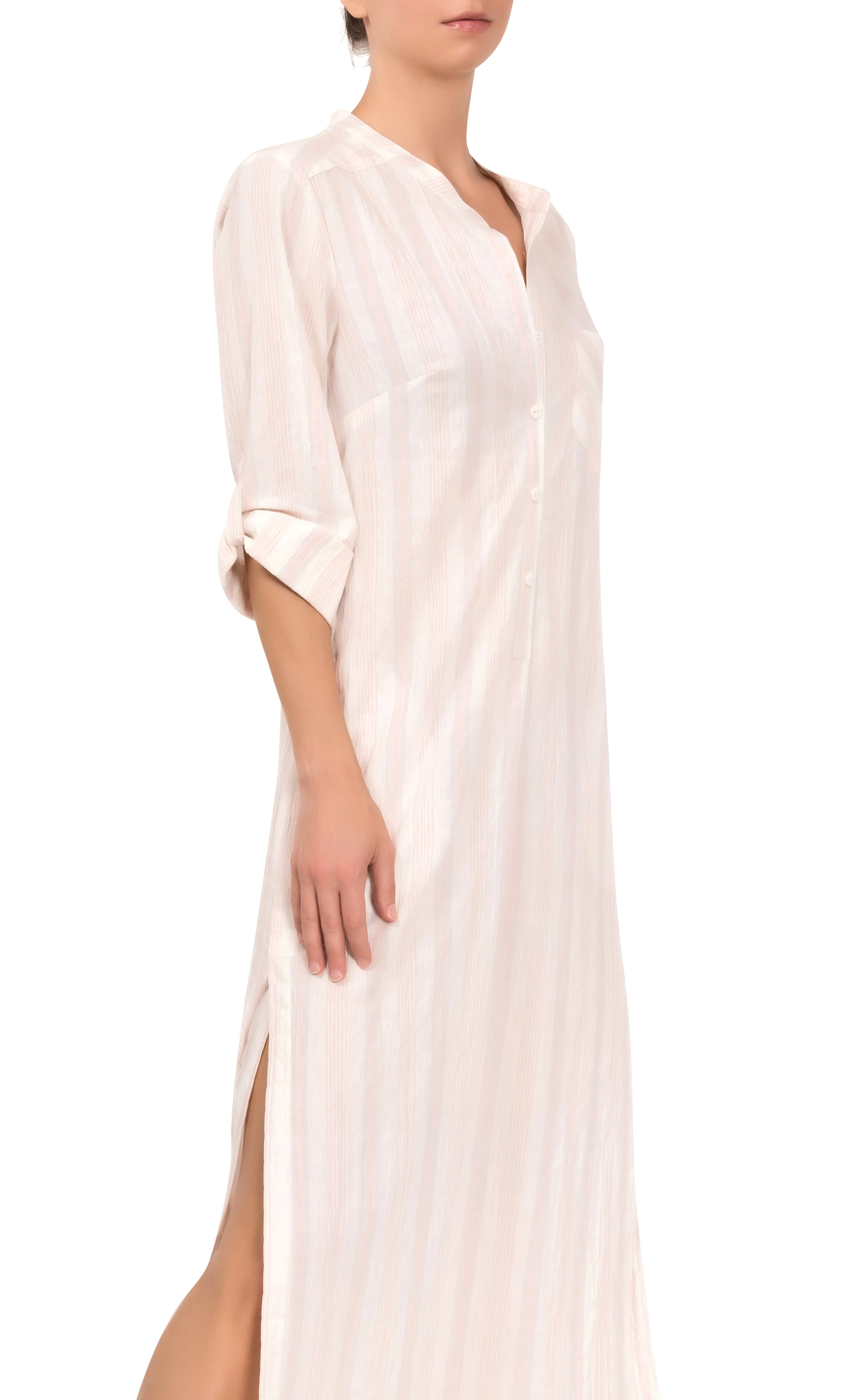 Tracey Caftan - French Crinkle Cotton
