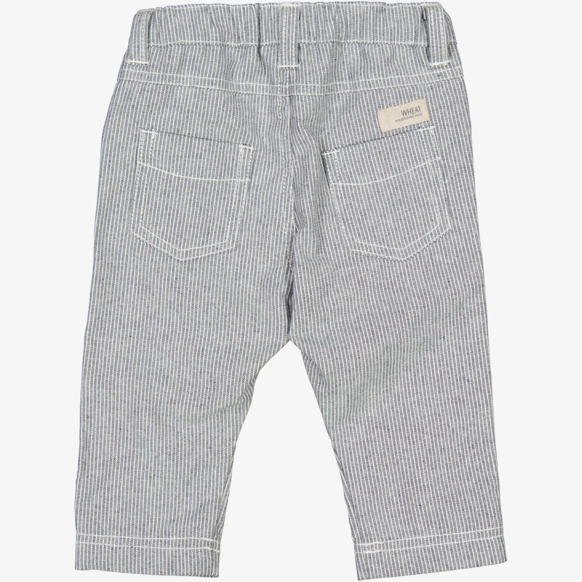 Trousers Edvard | Baby - navy denim stripe