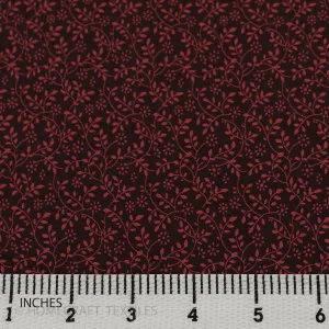 Wine Vine Flutter Cotton Print